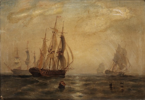 Sunset by the sea by John Wilson Carmichael